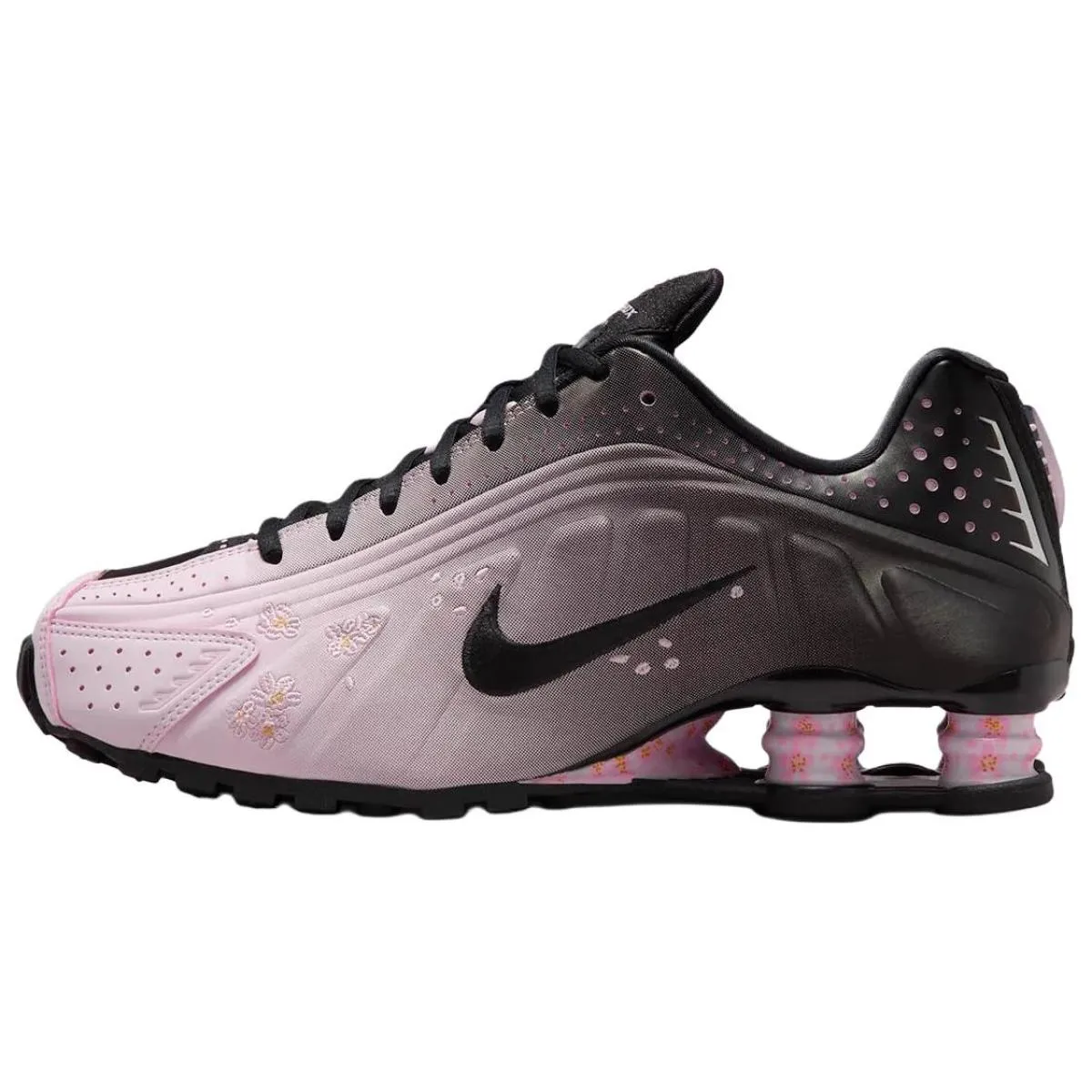 Женские кроссовки Nike Shox R4 Black/Pink