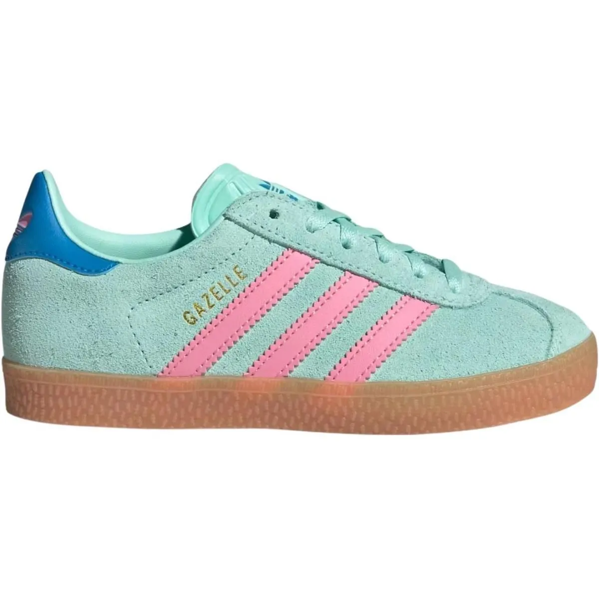 Подростковые кроссовки Adidas Originals Gazelle Green/Pink GS