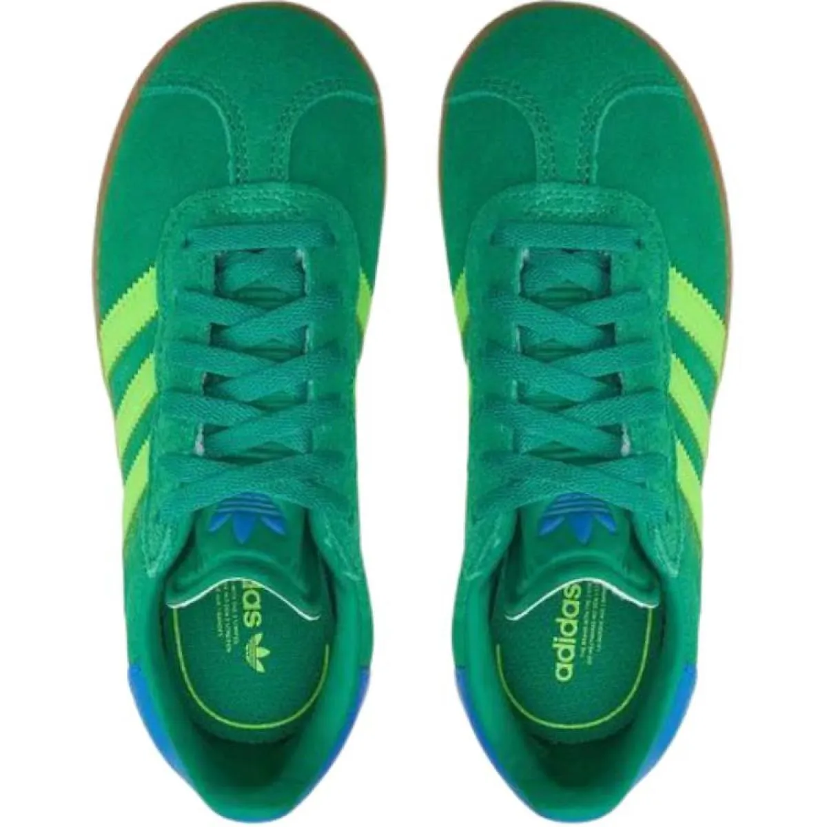 Подростковые кроссовки Adidas Originals Gazelle Green GS