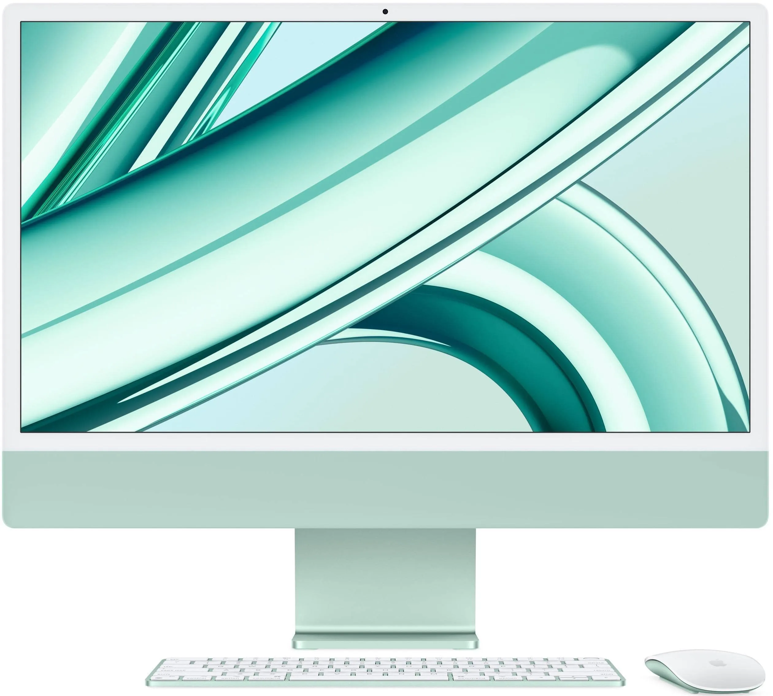 Моноблок Apple iMac 24" М3 (2023), 8 GB RAM/512 GB SSD, 8 CPU/10 GPU, Gigabit Ethernet, Green, английская клавиатура
