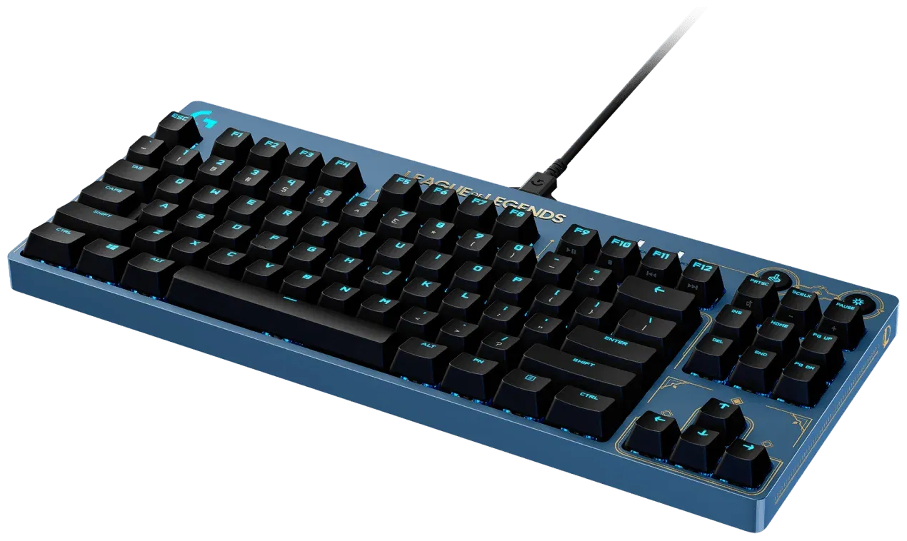 Клавиатура Logitech G PRO Hextech League of Legends Limited Lightsync RGB GX Brown Switch Blue