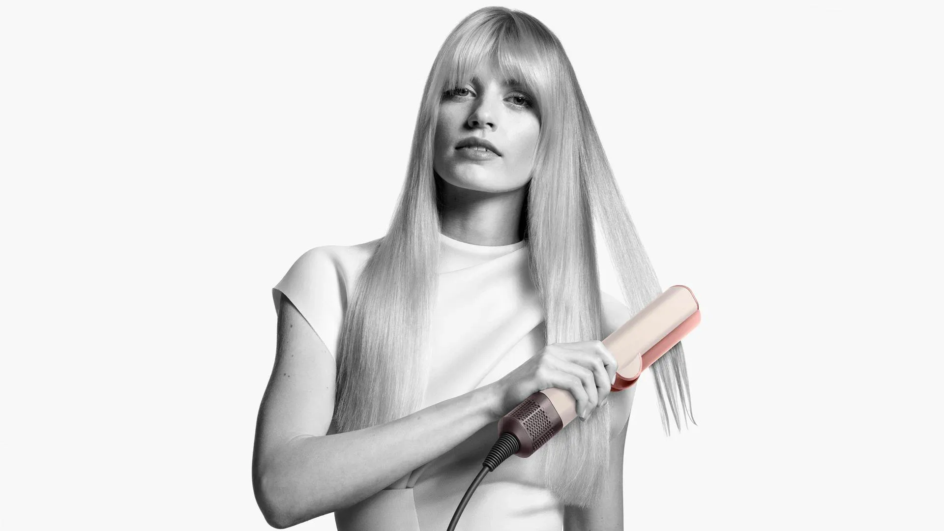 Выпрямитель для волос Dyson Airstrait Straightener HT01 + Travel Case, Ceramic Pink / Rose Gold