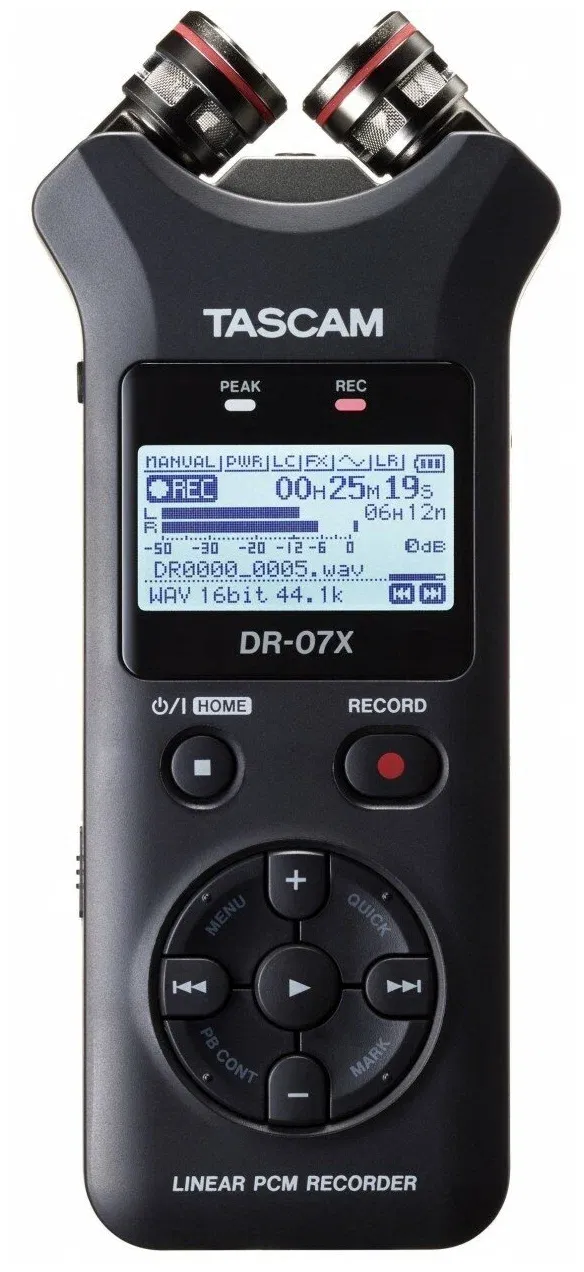 Диктофоны Tascam DR-07X Black