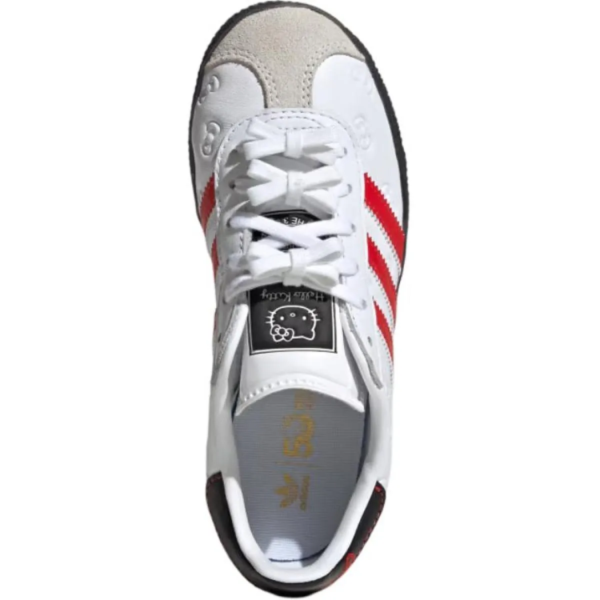 Подростковые кроссовки Adidas Originals Gazelle White/Red GS