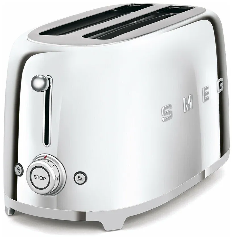 Тостер Smeg TSF01WH Silver