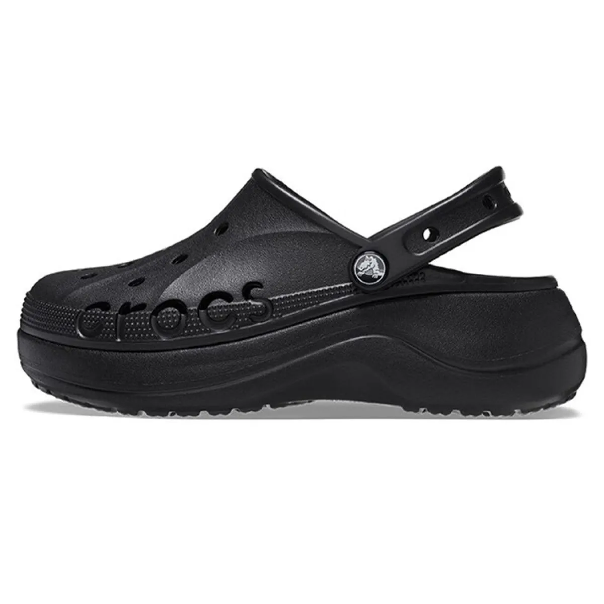Сабо Crocs Baya Platform Clog 4.1 cm Black