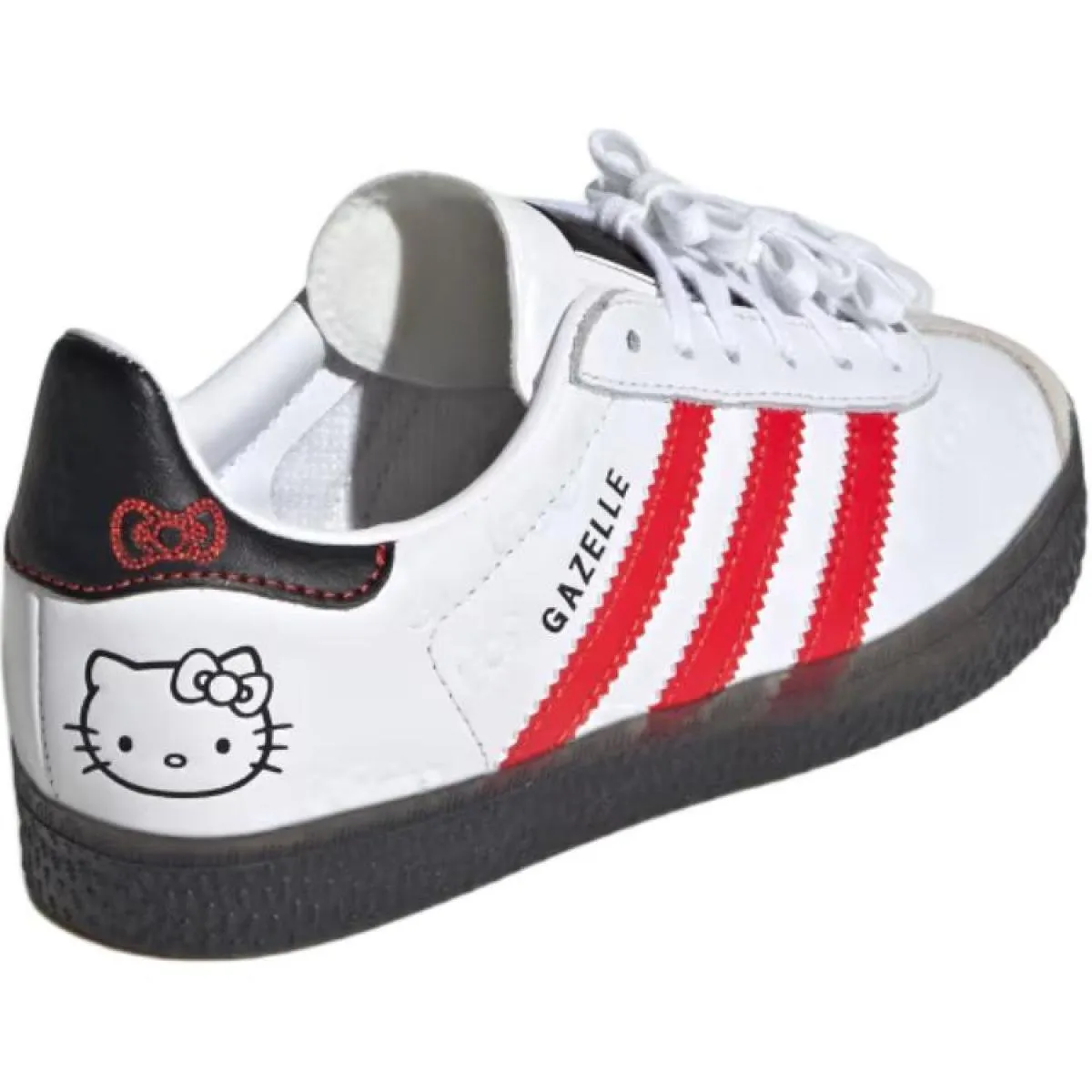 Подростковые кроссовки Adidas Originals Gazelle White/Red GS
