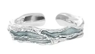 Кольца Miss Toya Silver/Blue