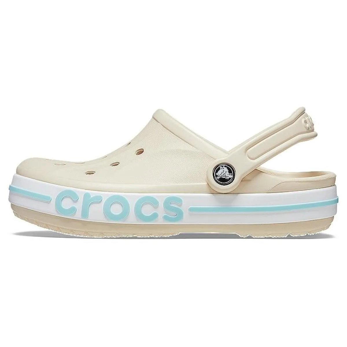 Сабо Crocs Bayaband Clog 3 cm Beige Blue