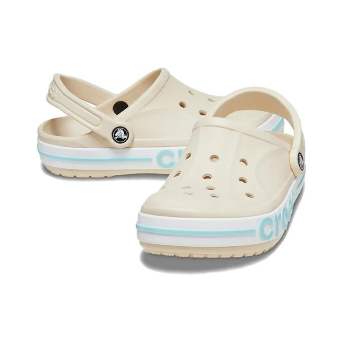 Сабо Crocs Bayaband Clog 3 cm Beige Blue