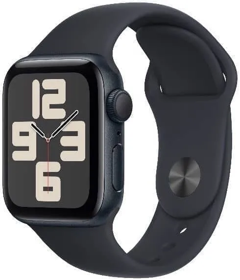 Умные смарт-часы Apple Watch Series SE Gen 2 2023, 40мм, GPS, Midnight Aluminium Case, Midnight Sport Band