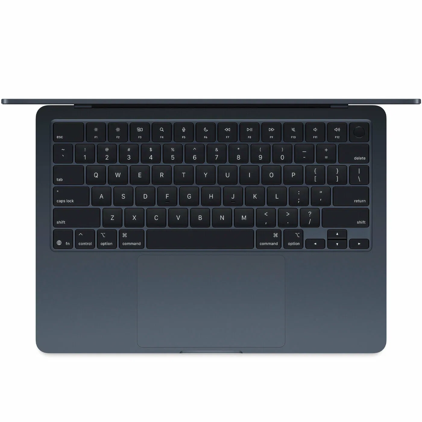 13.6" Ноутбук Apple MacBook Air 13 M4 (2025) 16 GB RAM/256 GB SSD, 10 CPU/8 GPU, Midnight Black, английская клавиатура