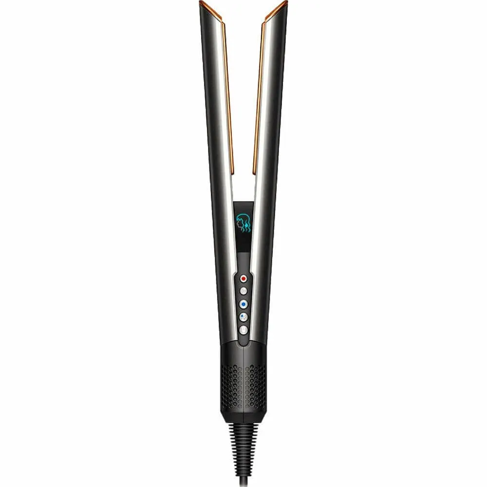 Выпрямитель для волос Dyson Airstrait Straightener HT01 + Travel Case, Nickel/Copper