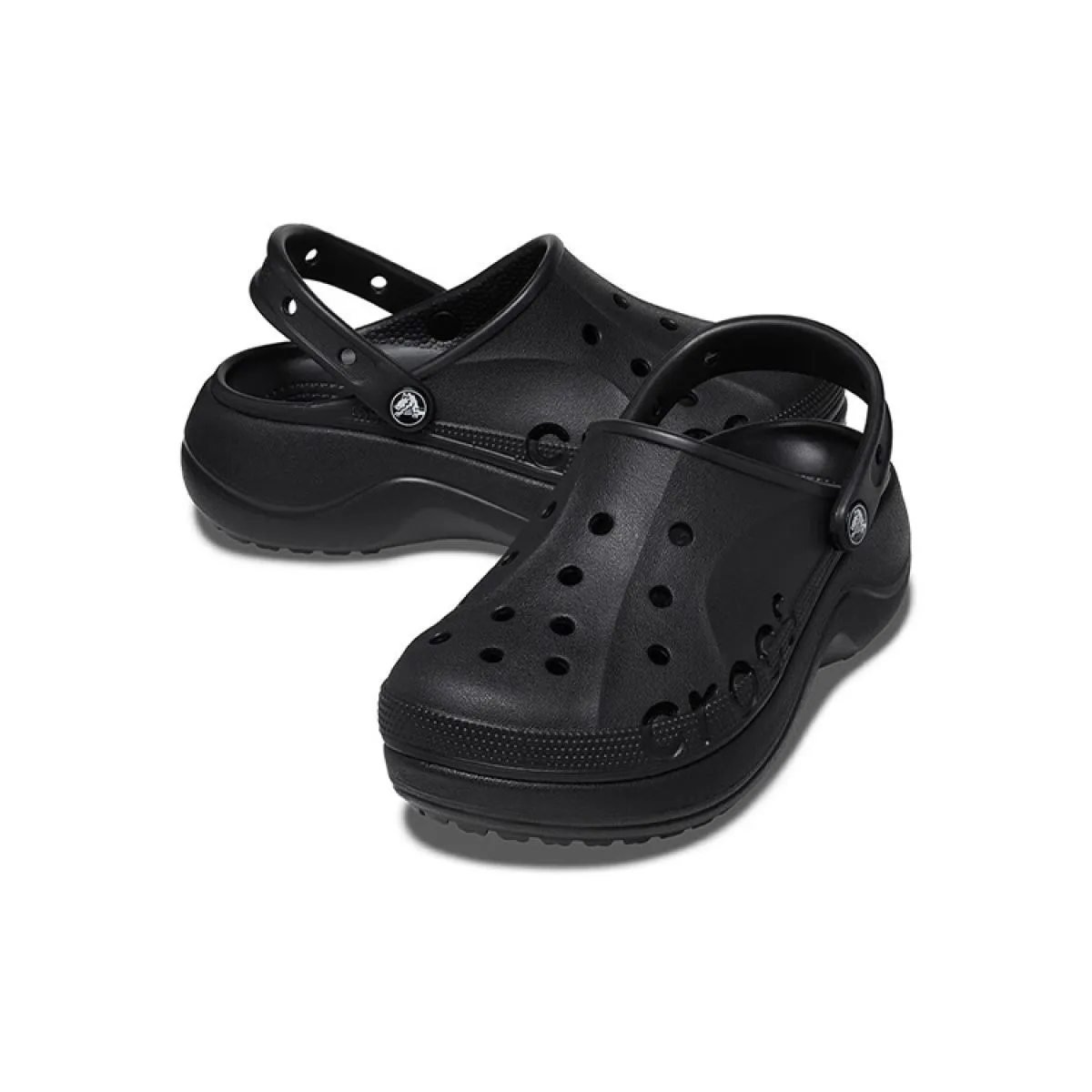 Сабо Crocs Baya Platform Clog 4.1 cm Black