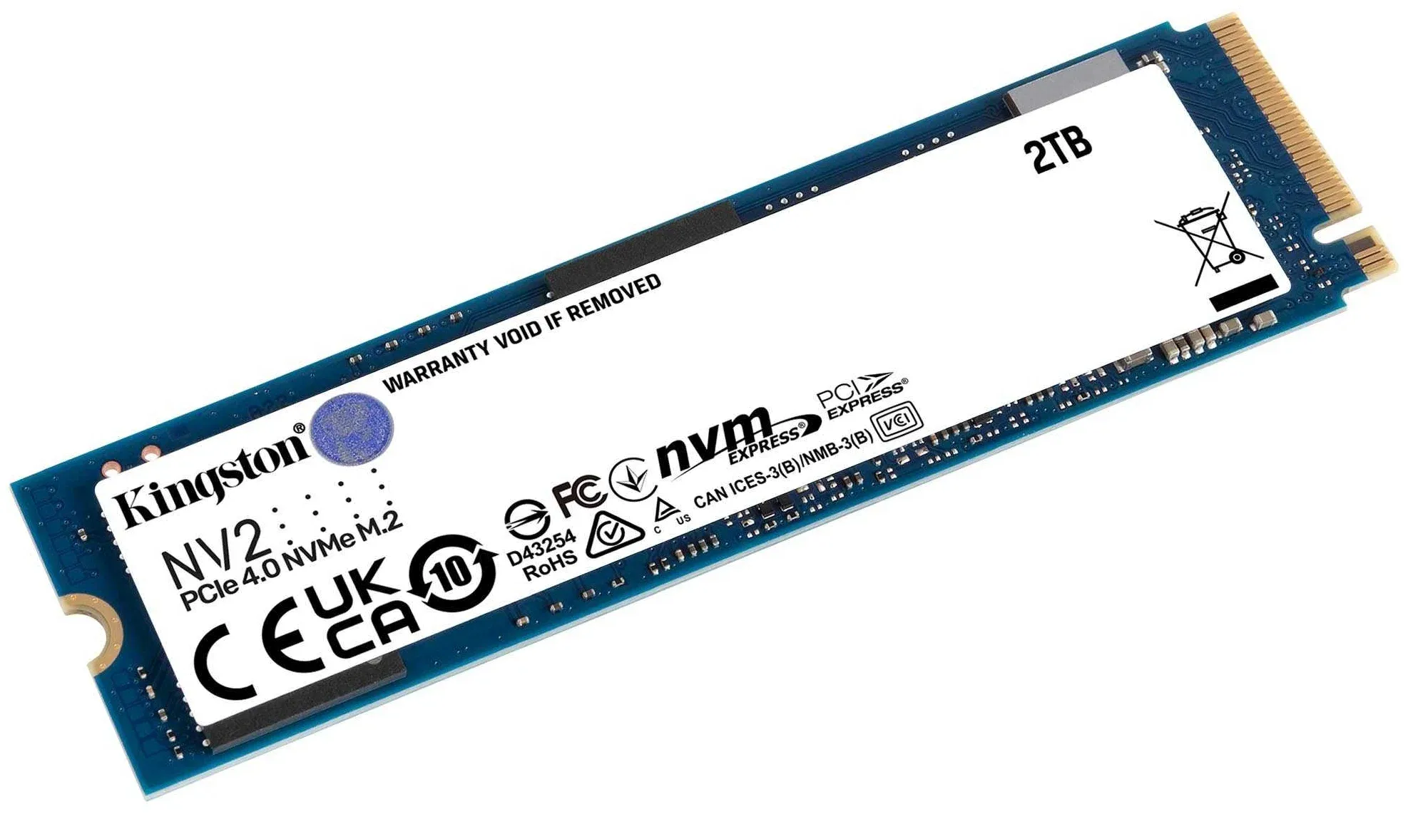 Внутренний накопитель SSD Kingston 2 TB M.2 (SNV2S/2000G)