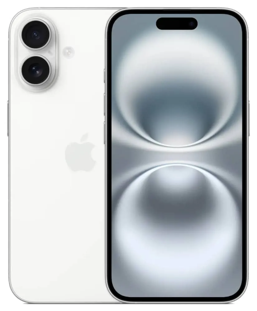 Смартфон Apple iPhone 16 128 GB, Dual: nano SIM + eSIM, White