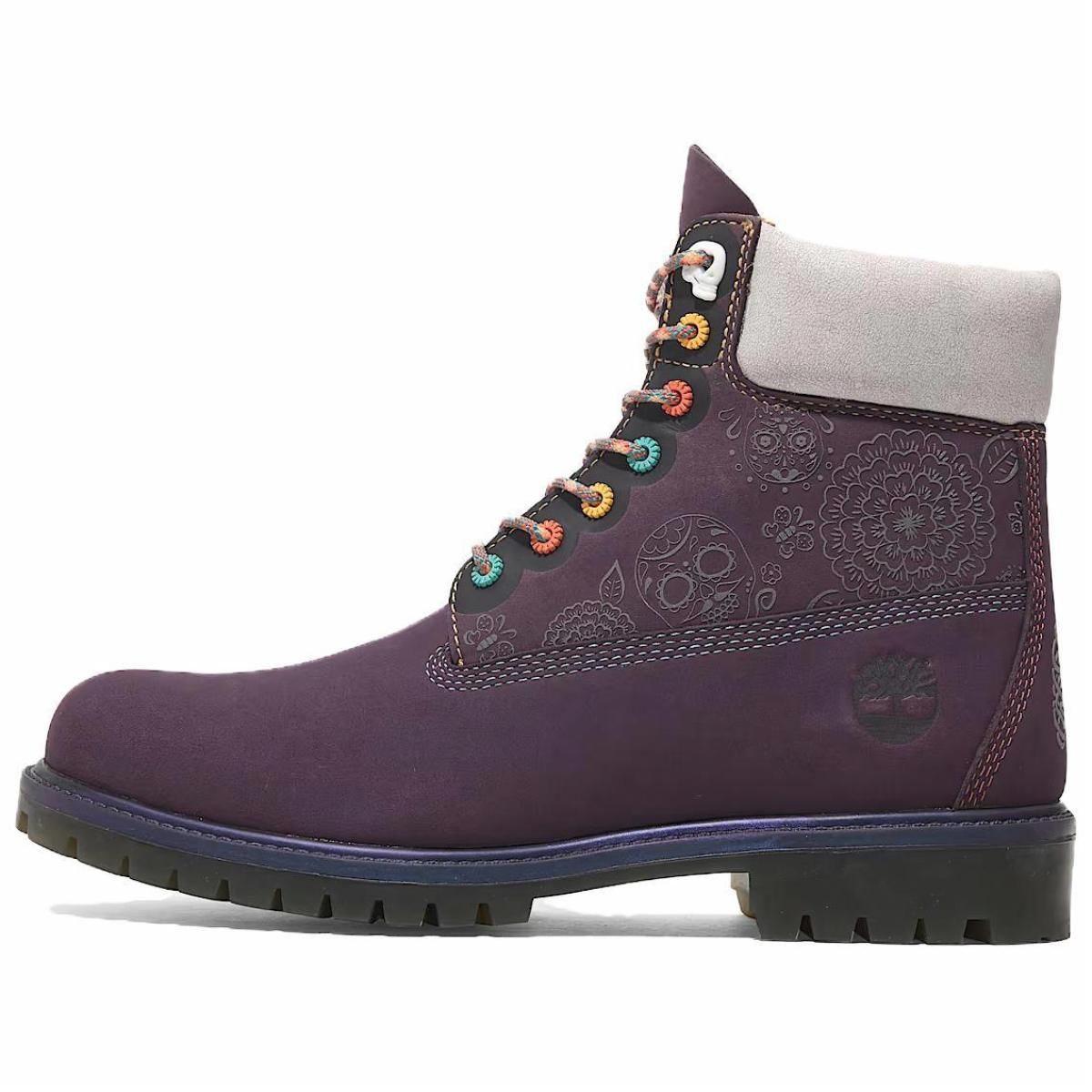 Мужские ботинки Timberland 6 Inch "Dia de Muertos" Deep Purple