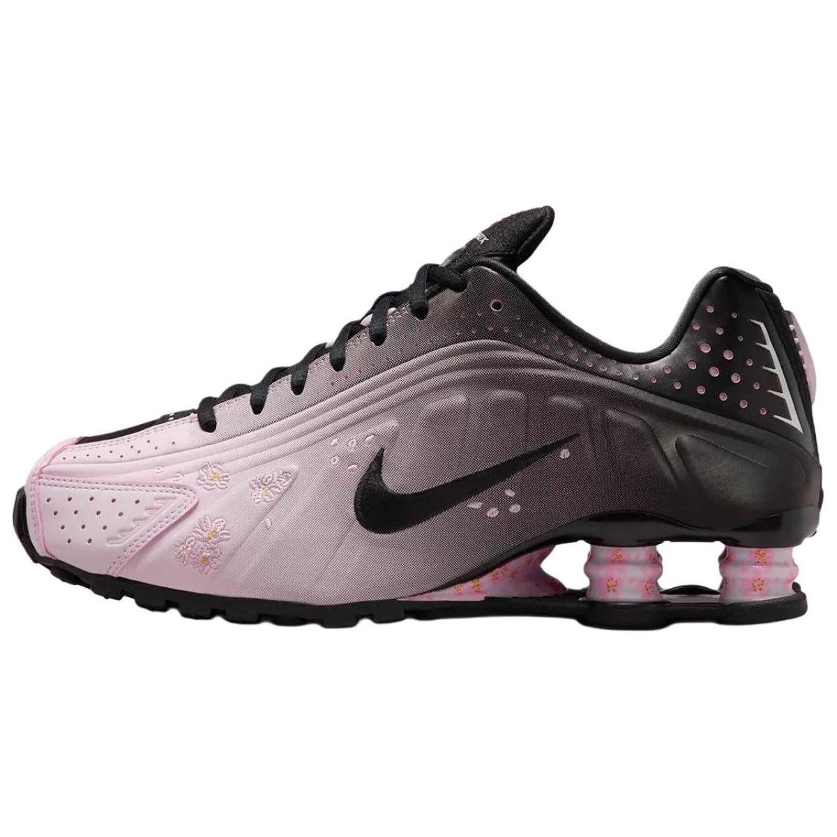 Женские кроссовки Nike Shox R4 Black/Pink