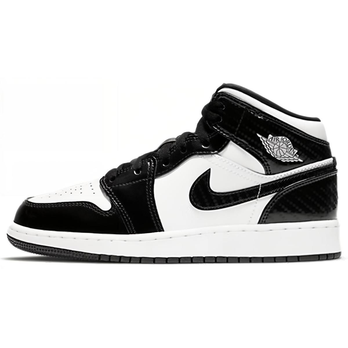 Подростковые кроссовки Air Jordan 1 Mid SE "All-Star Weekend 2021"  Black/White GS