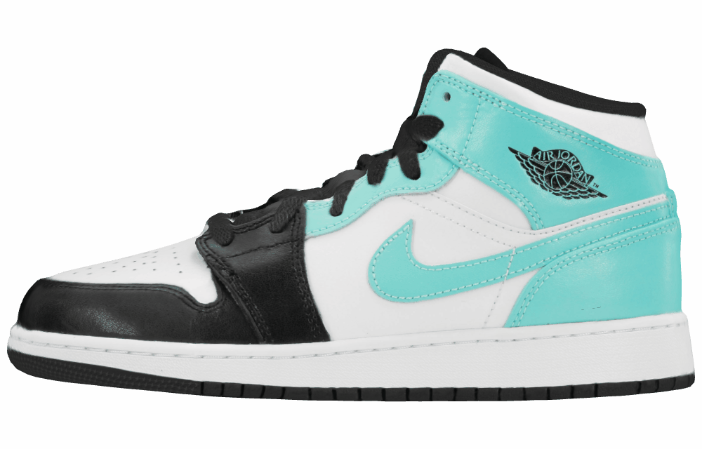 Подростковые кроссовки Jordan 1 Mid Tropical Twist Igloo GS