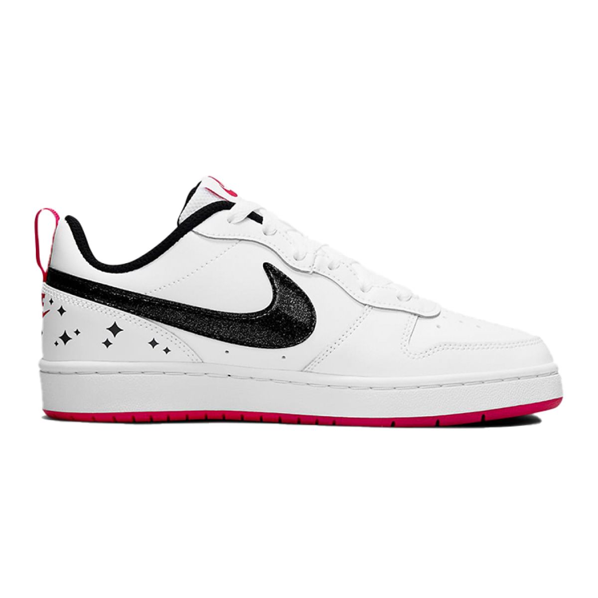 Подростковые кроссовки Nike Court Borough 2 Low White Very Berry GS