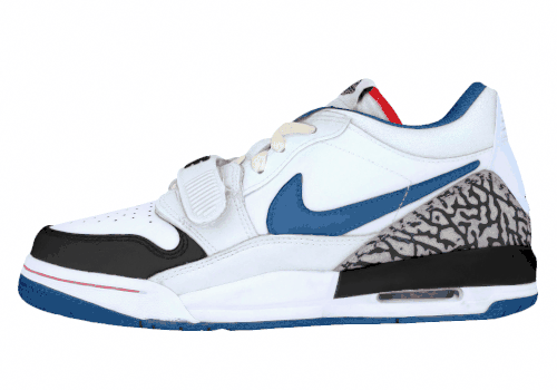 Подростковые кроссовки Jordan Legacy 312 Low White/Blue GS