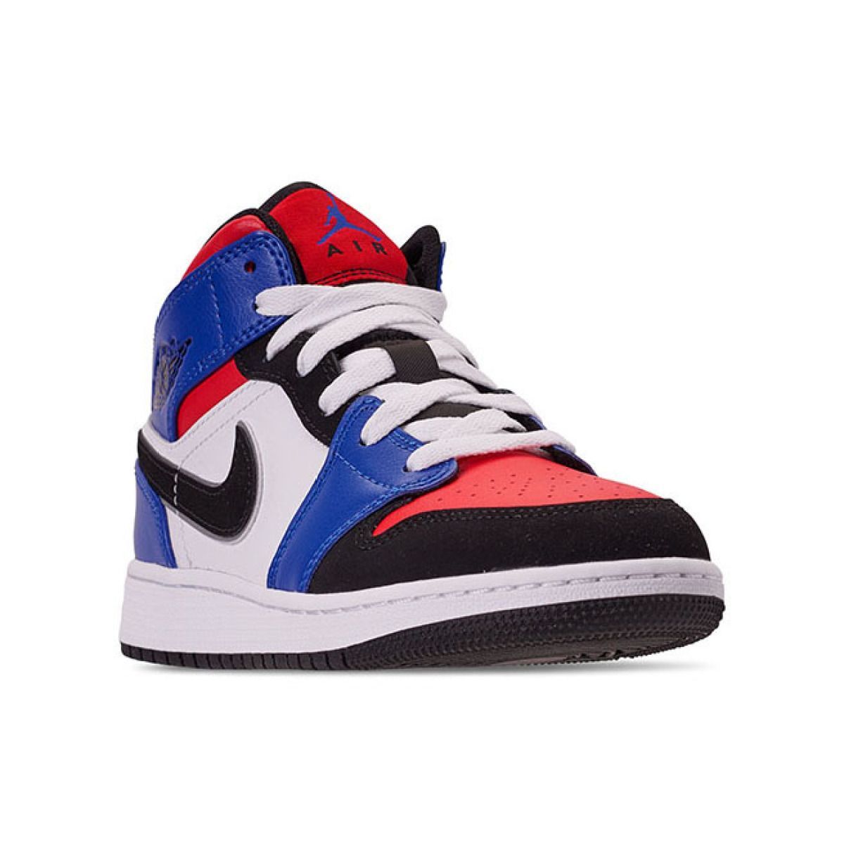 Подростковые кроссовки Air Jordan 1 Mid "Top 3" Black/White/Red GS