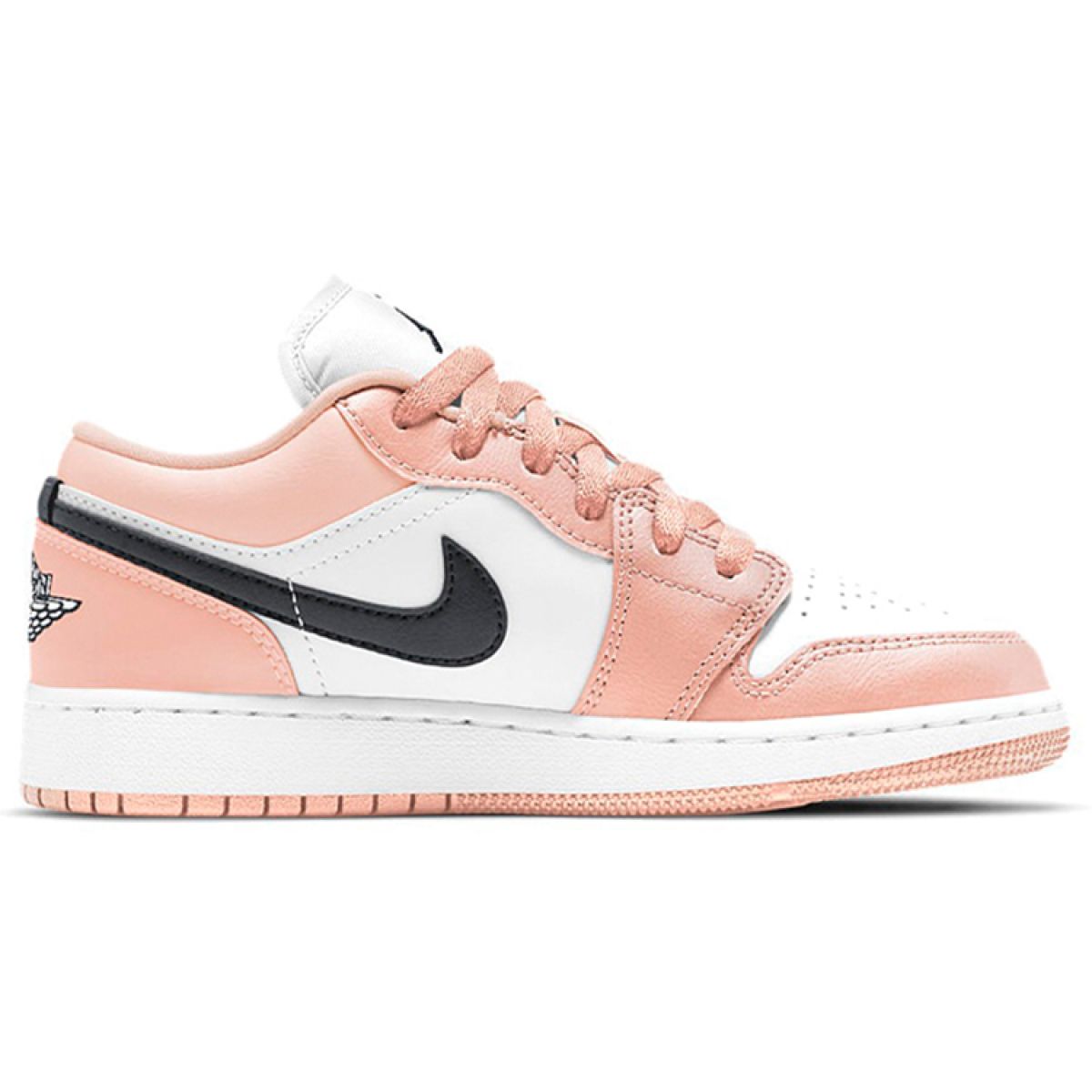 Подростковые кроссовки Air Jordan 1 Low Light Arctic Pink GS