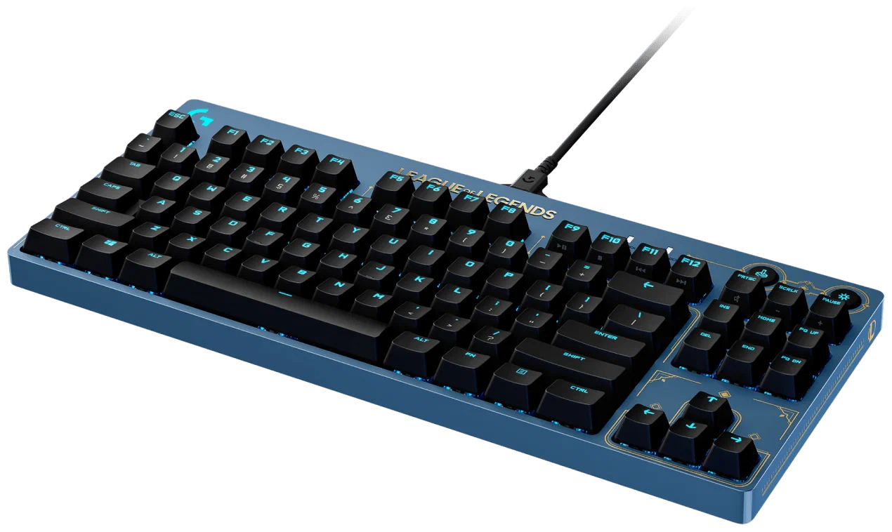 Клавиатура Logitech G PRO Hextech League of Legends Limited Lightsync RGB GX Brown Switch Blue