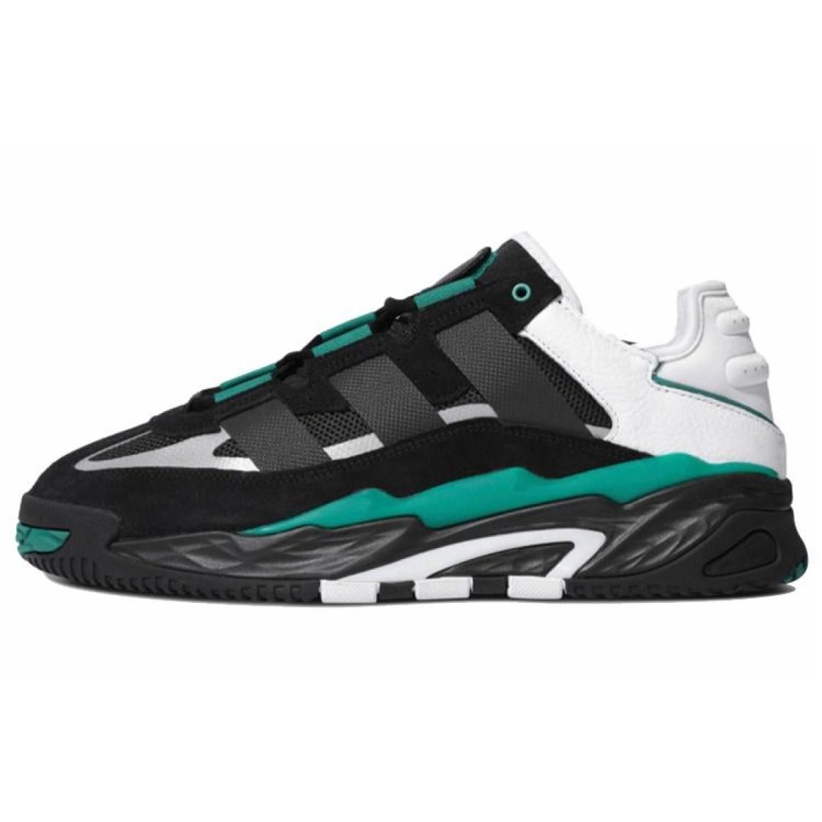 Кроссовки Adidas Originals Niteball Black/White/Green