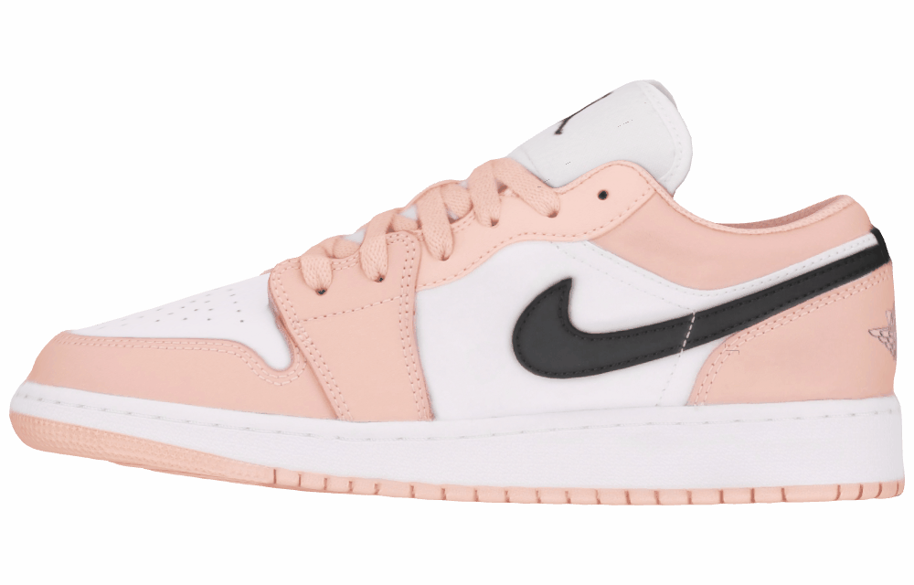 Подростковые кроссовки Air Jordan 1 Low Light Arctic Pink GS