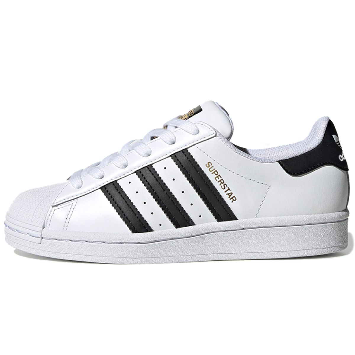 Подростковые кроссовки Adidas originals Superstar White/Black GS