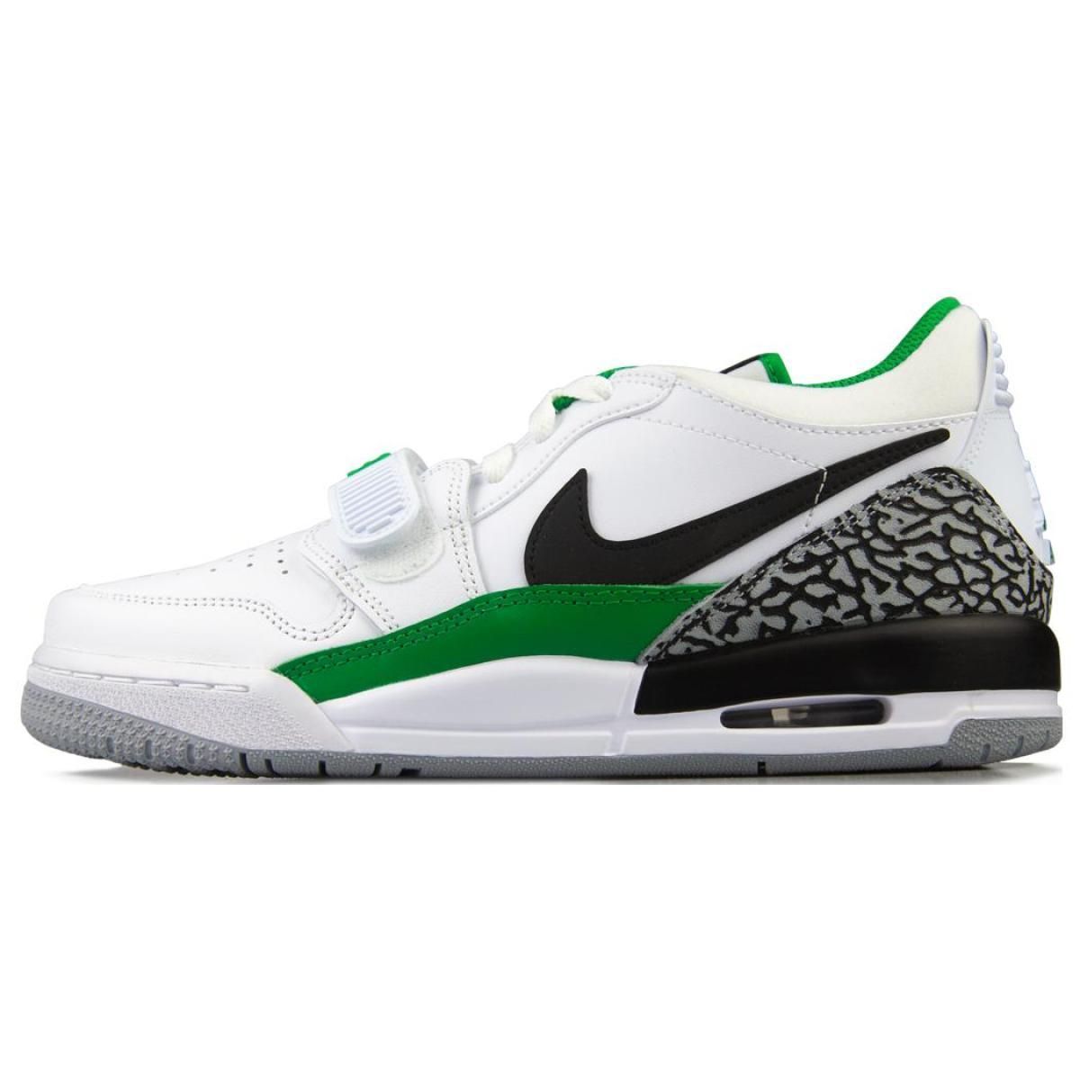 Подростковые кроссовки Air Jordan Legacy 312 Low Black/Green/White GS