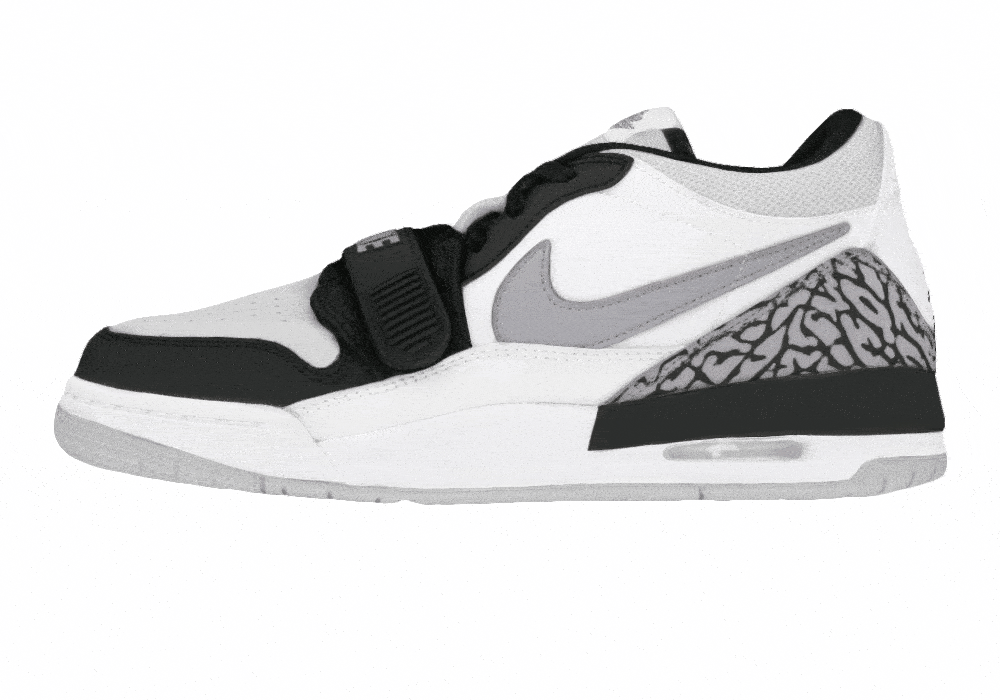Подростковые кроссовки Jordan Legacy 312 Low White/Black/Grey GS