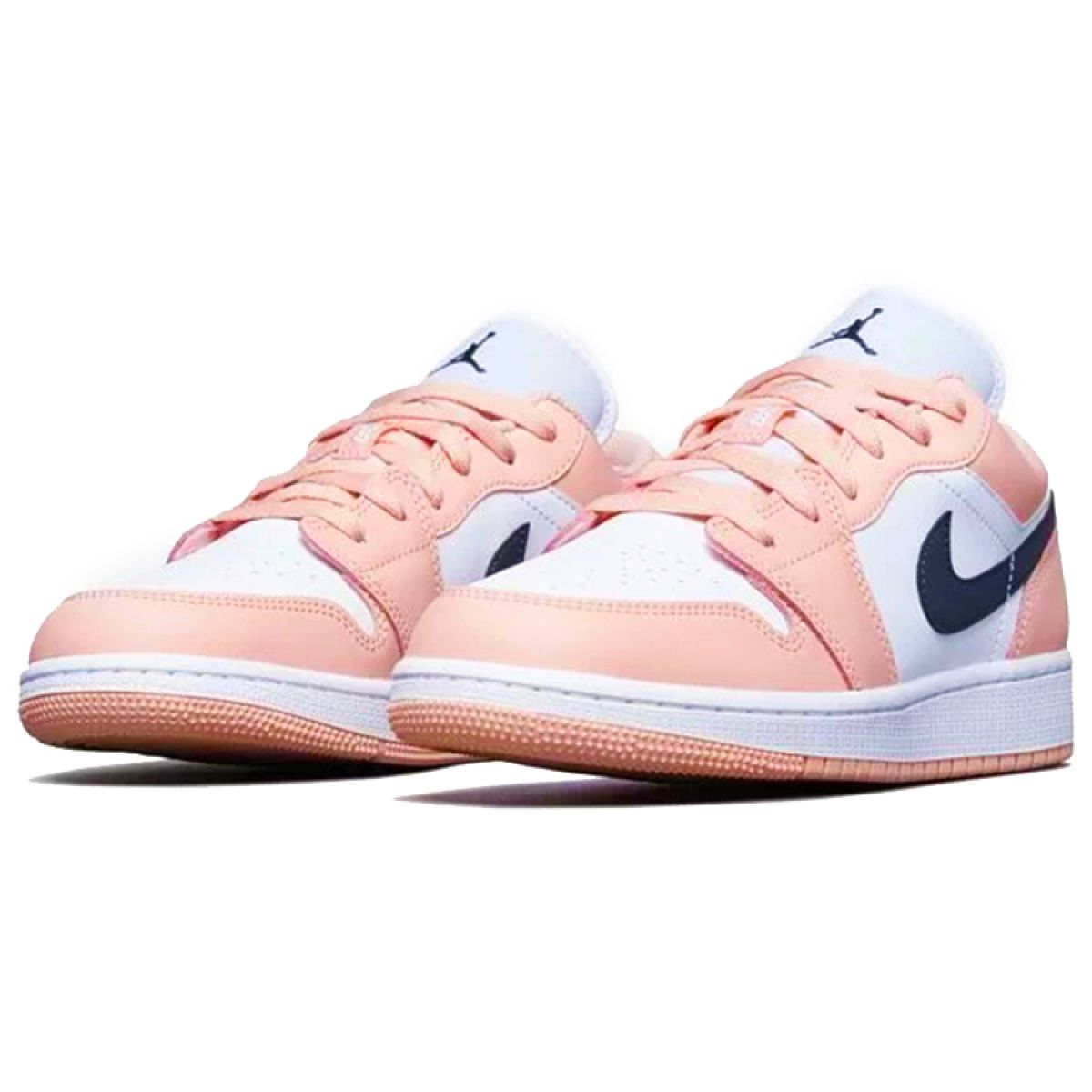 Подростковые кроссовки Air Jordan 1 Low Light Arctic Pink GS