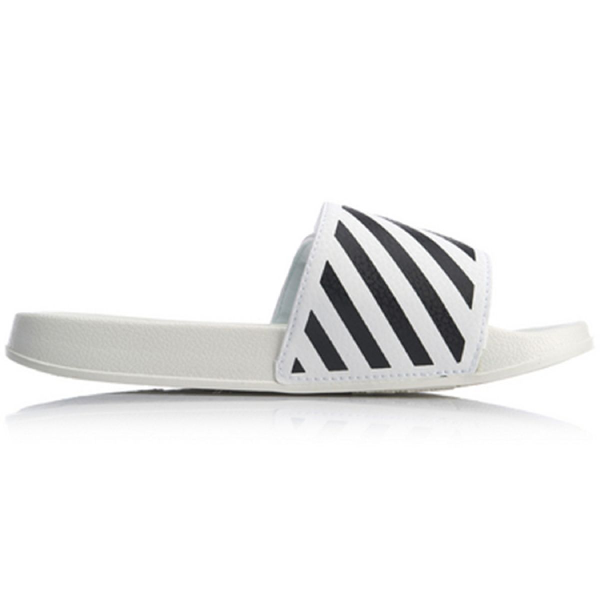 Женские шлёпанцы Disney x LiNing White/Black