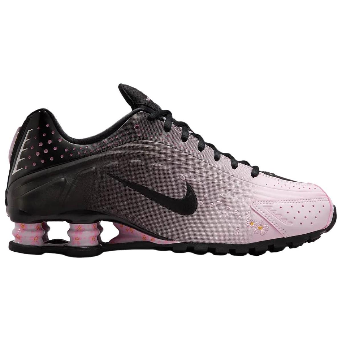 Женские кроссовки Nike Shox R4 Black/Pink