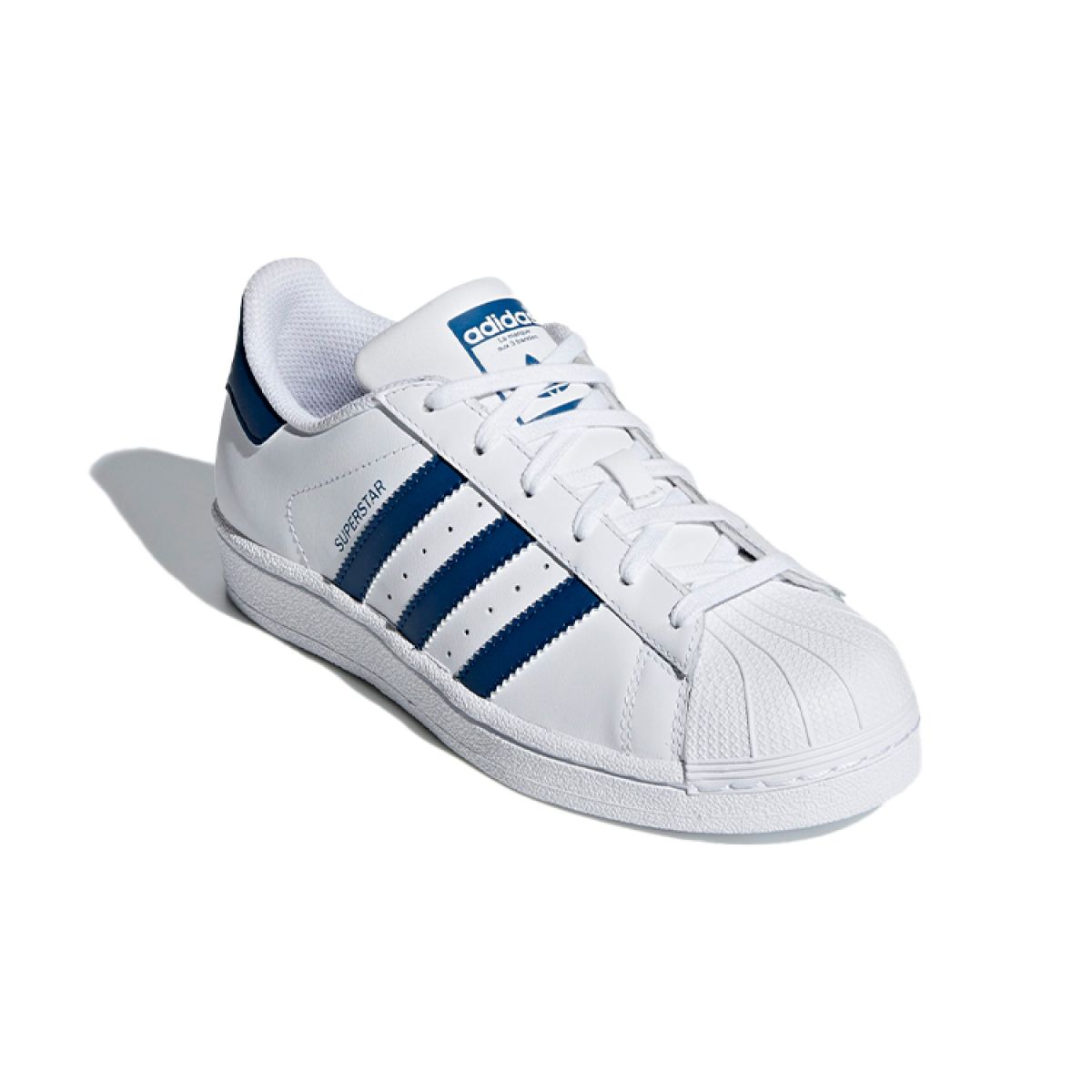 Подростковые кроссовки Adidas Originals Superstar White/Blue