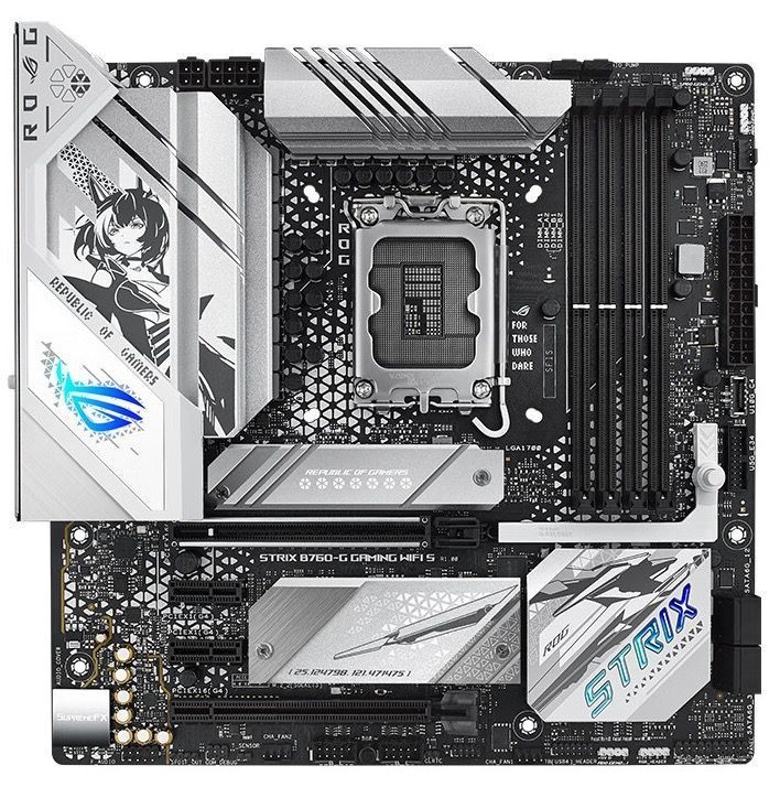 Материнская плата ASUS ROG STRIX B760-G GAMING WIFI, LGA 1700 ,DDR5 ,mATX