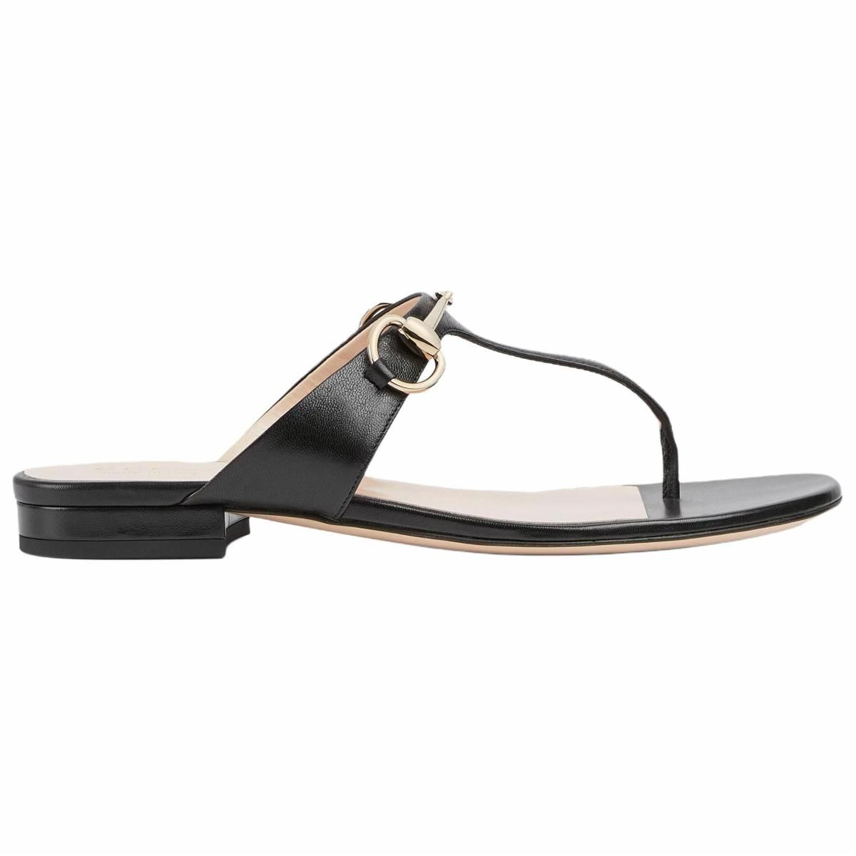 Женские шлёпанцы Gucci Black