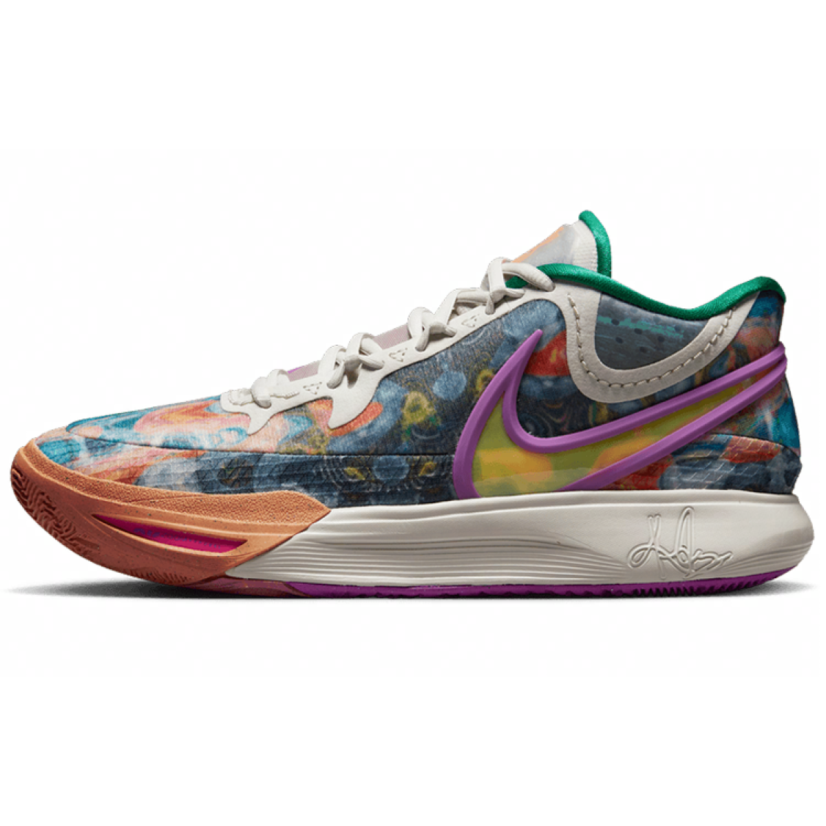 Мужские кроссовки Nike Kyrie 8 EP Heat Circle Of Life White/Brown/Blue