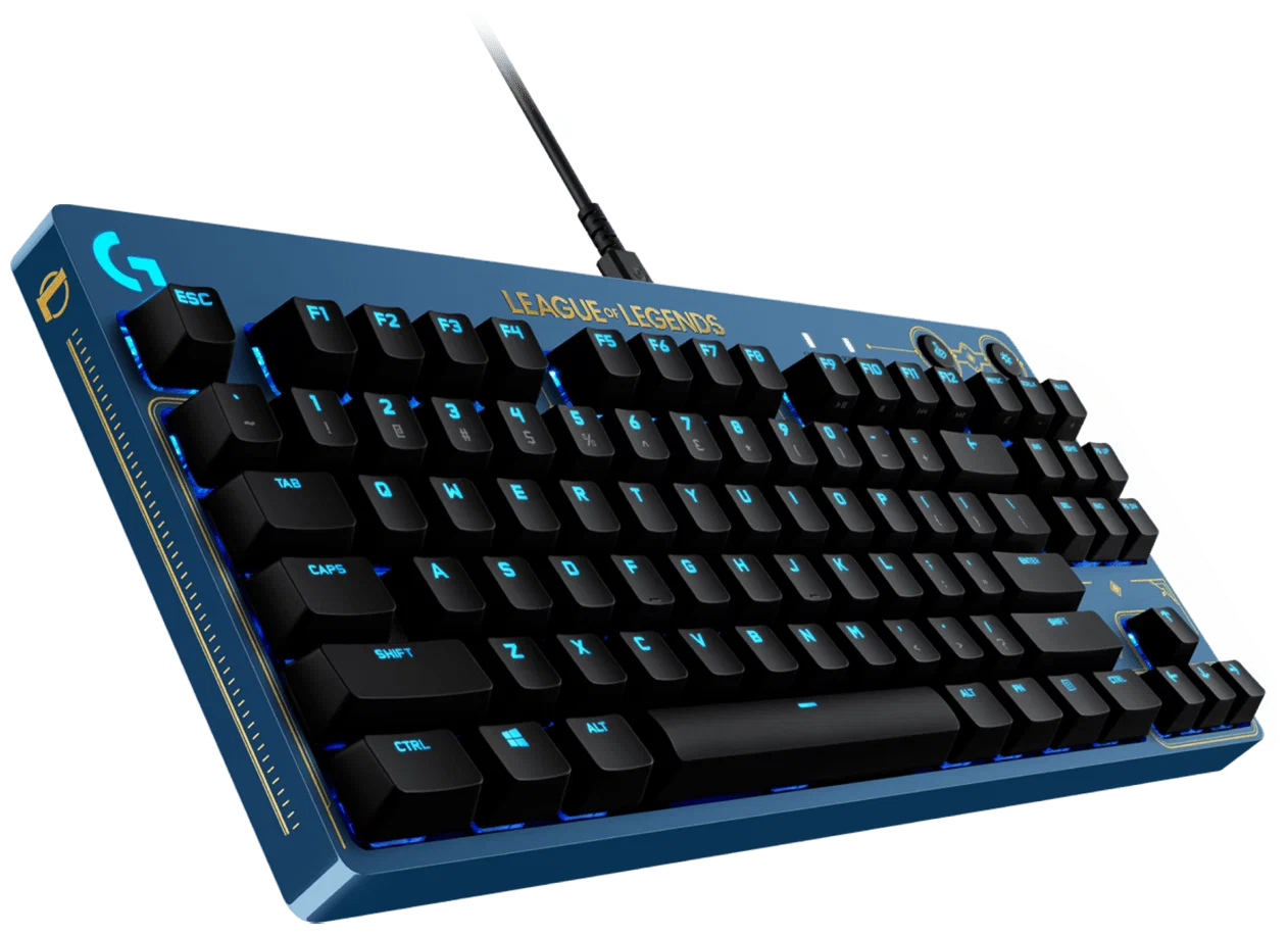 Клавиатура Logitech G PRO Hextech League of Legends Limited Lightsync RGB GX Brown Switch Blue